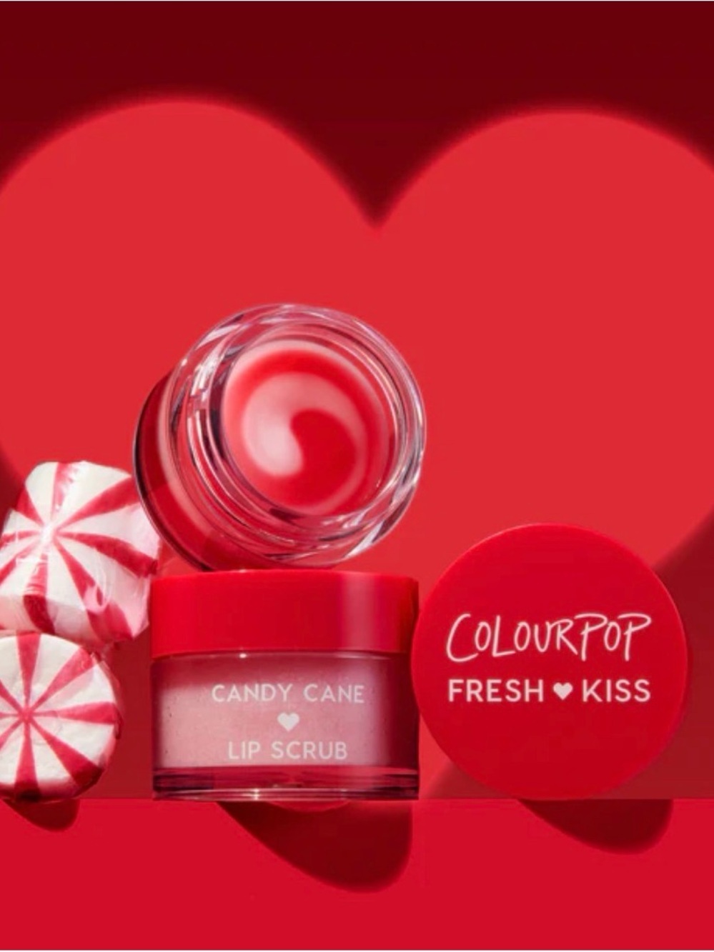 ColourPop Fresh Kiss Candy Cane Lip Scrub